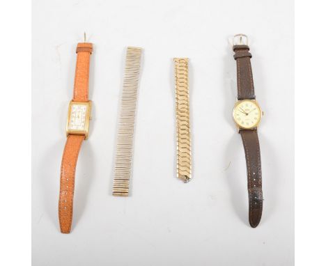 A collection of wrist watches to include a vintage 15 jewel watch in a 9 carat rose gold case hallmarked Birmingham 1931, oth