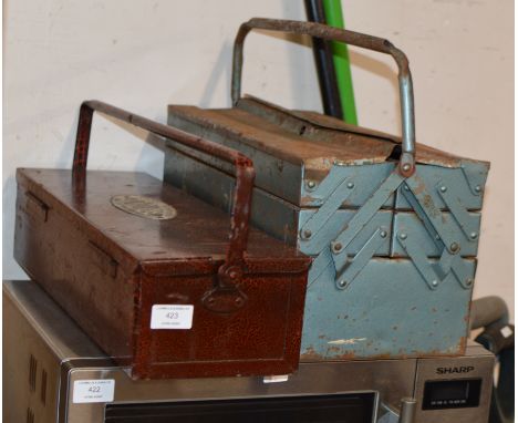 2 TOOL BOXES WITH TOOLS     