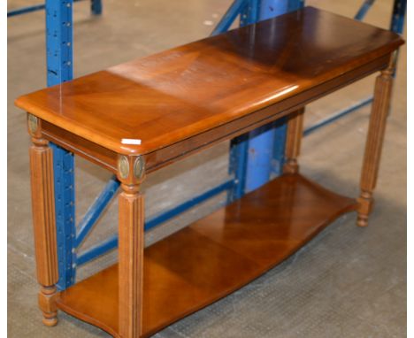 OAK CONSOLE TABLE     