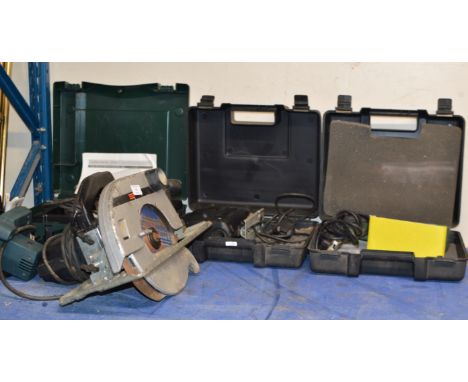 5 VARIOUS POWER TOOLS, SANDERS, SAWS ETC     