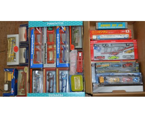 A good quantity of assorted mostly boxed vintage diecast models including Solido, Corgi, Matchbox etc.