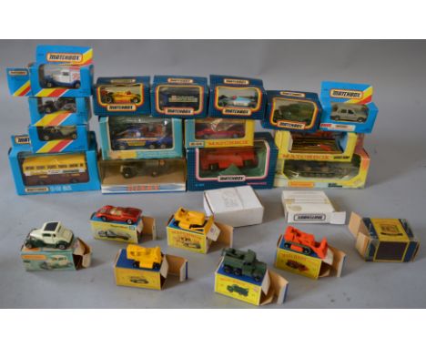 6 vintage boxed Matchbox Series and Superfast models together with various other boxed Matchbox models. 