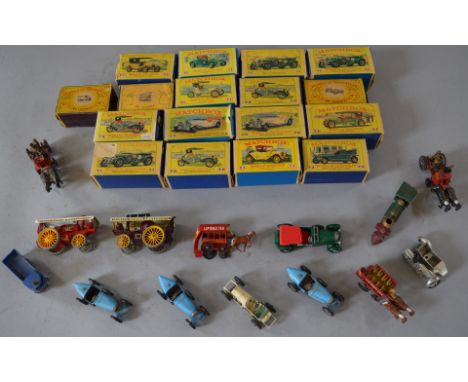 Quantity of vintage Matchbox Model of Yesteryears, boxed and unboxed examples.