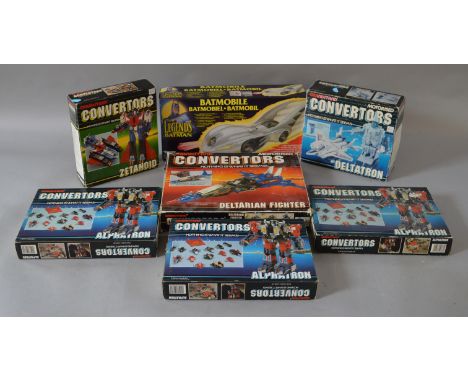 Quantity of Grandstand Convertors: Deltarian Fighter; three Alphatron; Deltatron; Zetanoid. Together with a Kenner Legends of