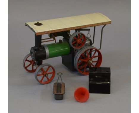 Live Steam. Mamod. TE1A Traction Engine. Boxed, with burner. Overall G