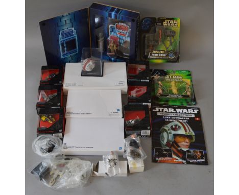 30 x Hasbro Star Wars figures and toys, includes Titanium Series, POTF2, 30th Anniversary Collection, mail away figures etc. 