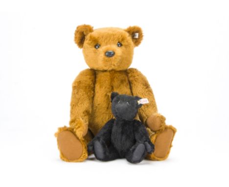 Two Steiff limited edition teddy bears, Black Jack, 212 of 2004; and Baer 55PB, 5047 of 7000 (no boxes or certificates)