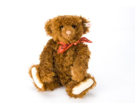 A Steiff limited edition for Singapore Raffles Teddy Bear, 488 of 1847, in original box, 1997 (missing certificate)