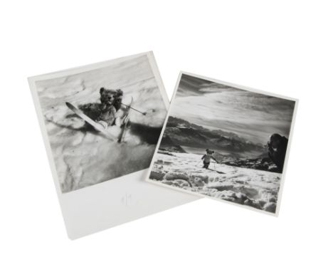 Twenty-one original photographs of Teddy Edward and Snowy Toes, From Winter Holiday; and three photographs of Patrick Matthew