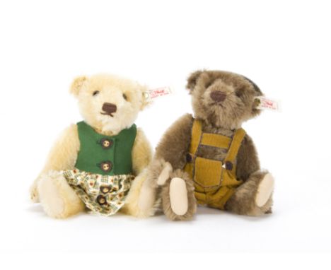 A Steiff limited edition Austria Bears 1997, Brother and Sister Bears, 1393 of 1847, in original box with certificate