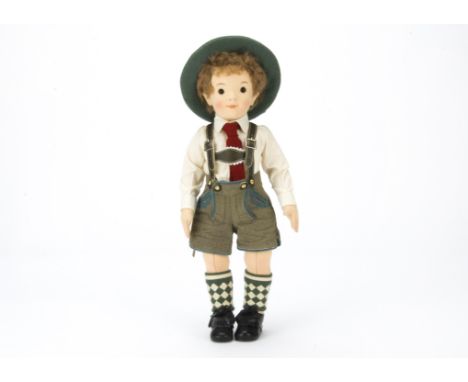 An R John Wright limited edition Steiff Kinder Mathias,  23 of 500, in original box with certificate, 2008
