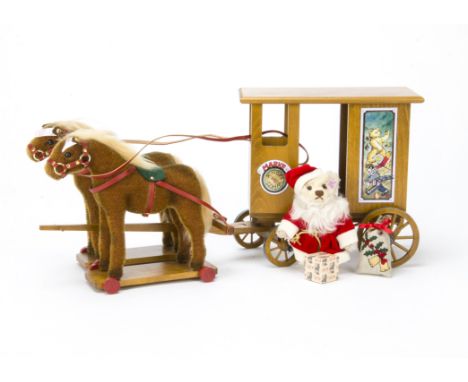 A Steiff limited edition Santa’s Express,  909 of 2002, in original box with certificate, 2002