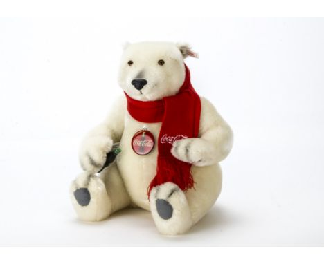 A Steiff limited edition Coca-Cola Polar Bear,  4233 of 10000, in original box, 1999