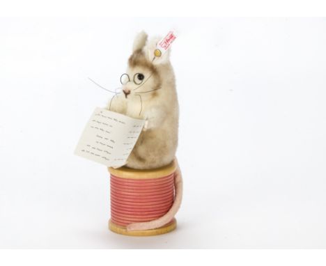 A Steiff limited edition Beatrix Potter The Mouse Tailor, 551 of 1500, in original box with tag certificate, 2003