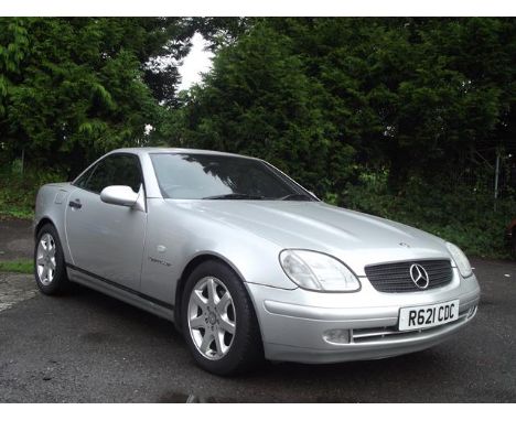 EXTRA LOT:  A 1998 Mercedes-Benz 230 SLK Kompressor automatic, registration number R621 CDC, silver. Mercedes R170 was a game