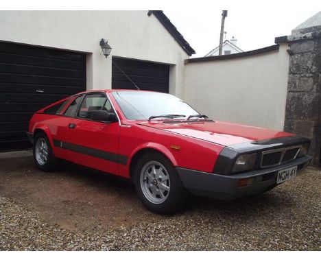 A 1982 Lancia Montecarlo S2 coupé, registration number MGH 4Y, ***chassis number 137AS0005884 (not 137A50005884)***, engine n