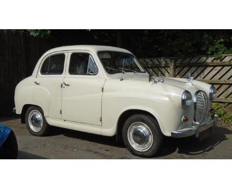 A 1959 Austin A35 four door saloon, registration number 227 UYX, Court grey. Replacing the very successful A30 from 1956, the