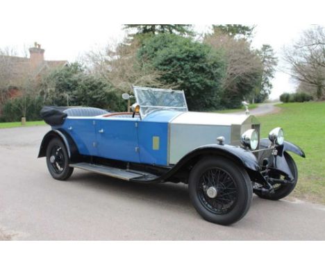 1929 Rolls-Royce 20/25 open tourer, coachwork by Barker (see text) Registration JSU 199, chassis No. GXO87, engine No. EE6A. 