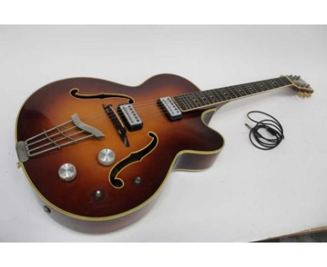 Vintage Hofner guitar in caseCondition report: Some scratches and dings commensurate with age but overall in good cosmetic co