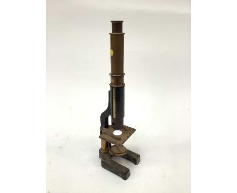Murray and Heath lacquered brass microscope