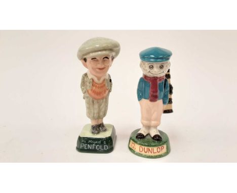 Two Royal Doulton limited edition Millennium Collectables - Penfold Golfer and Dunlop Caddie, both boxed with certificatesCon