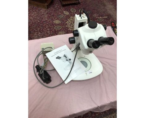 Aspen Stereo Zoom Microscope with instructions and accessories