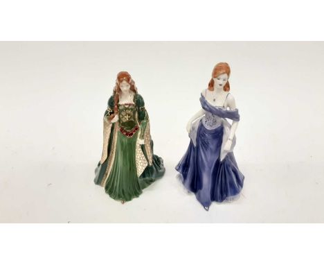 Two Royal Worcester limited edition figures - The Princess of Tara, no. 1775 of 7500 and Midnight Encounter, no. 339 of 950, 