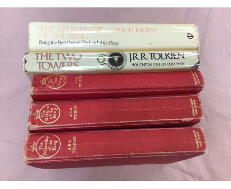 J.R.R Tolkien, Lord of the Rings, 5 vols, including a set of three published by George Allen and Unwin, 2nd edition, a 2nd ed