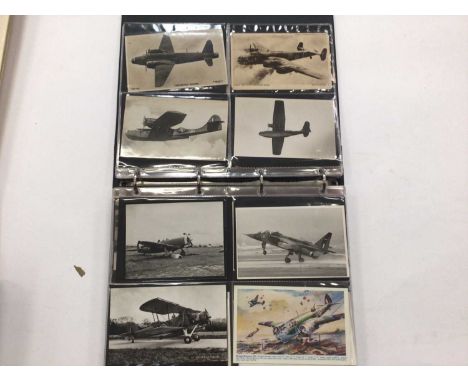 Postcards in album including real photographic First World War Queen Mary Army Auxiliary Corps women's tug of war and group p