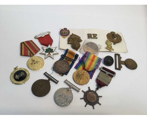 First World War pair comprising War and Victory medals named to T4 - 247530 SJT. J. A. Ridgway. A.S.C. together with a First 