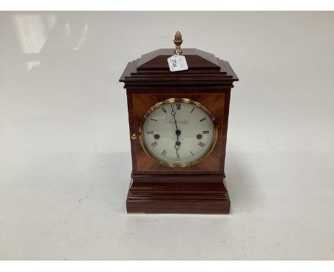 Knight &amp; Gibbins mantel clock with brass acorn finial, 36cm highCondition report: Good original condition, running and ch