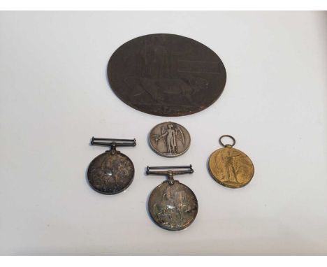 First World War Memorial (Death) plaque named to Charles William Boon, together with a First World War War medal named to 246