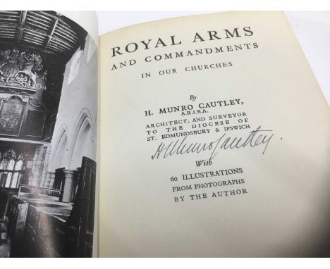 H. Munro Cautley - Royal Arms, signed 1934 first edition