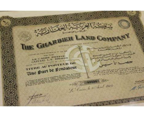 World - A folder containing a quantity of Share Bond/Stock Certificates dated from the early 19th century to mid 20th century