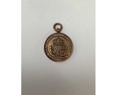 The Football Association Amateur Cup Winners' medal, 9ct gold, hallmarked Vaughton &amp; Sons, Birmingham 1931, engraved alon