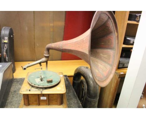 Vintage Gramophone and horn