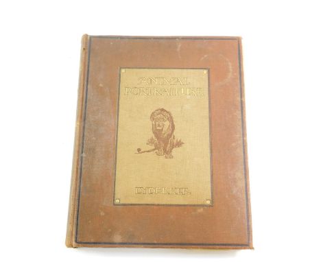 R Lydekker (FRS). Animal portraiture, with fifty studies in full colour, folio, cloth, published by Frederick Warne &amp; Com