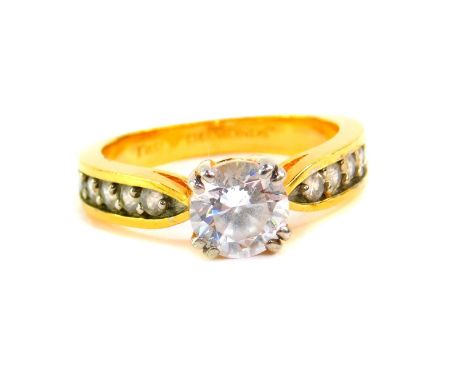 A Tru Diamonds Galaxy ring, size K, boxed. 
