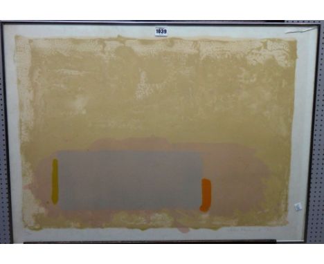 John Hoyland (1934-2011), Untitled, colour lithograph, signed, numbered 32/100, and dated '71, 58cm x 78cm.