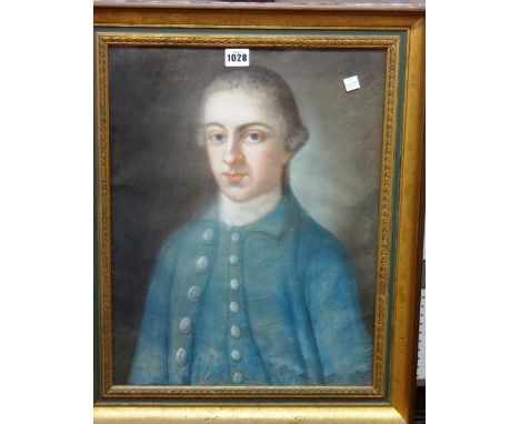 Manner of William Hoare of Bath, Portrait of a John Griffith (1753-1830) of Llanfair, Bryn Odol and Taltryddyn, pastel, 47cm 