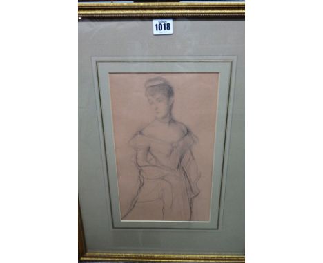 Philip Alexius de Laszlo (1869-1937), Portrait sketch of Princess Charlotte of Prussia (1860-1919), Duchess of Saxe-Meiningen