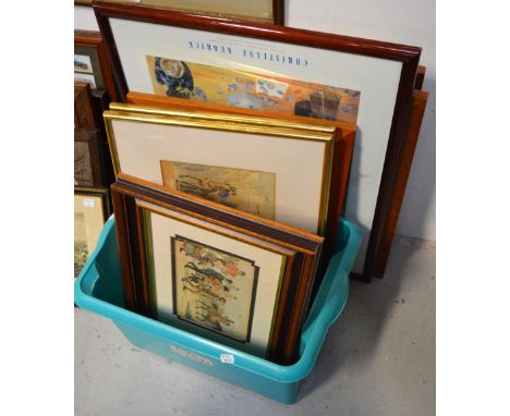 Four prints of hunting scenes, Scenes with the Old Mickledale Hunt 'No1, Approaching a Brook', 'No.2 A Good Lead at Timber', 