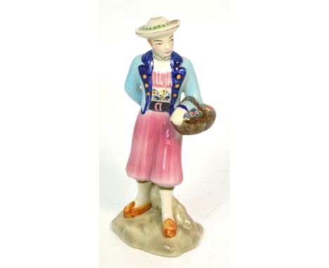 A Goldscheider Barbara Loveday figurine, 'Brittany', Goldscheider and Barbara Loveday marks to the base, height 20cm.