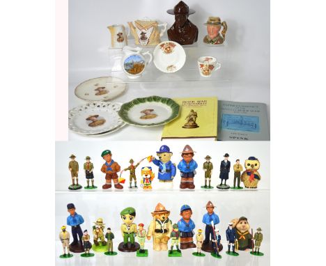 A quantity of decorative ceramics relating to Lord Baden-Powell to include a limited edition Royal Doulton character jug D714