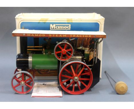 A boxed Mamod TE1A steam tractor