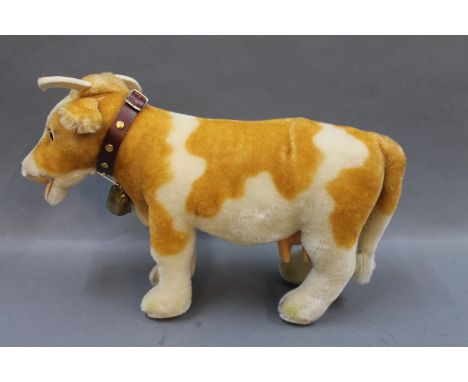 A 1950's/60's Steiff "Bessy" cow, having raised script button to the ear
