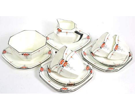 A Shelley part tea service, Rd number 723404