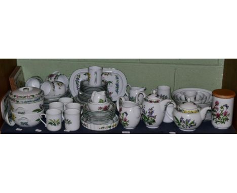 A Royal Worcester Herbs pattern dinner/tea service, approximately seventy pieces