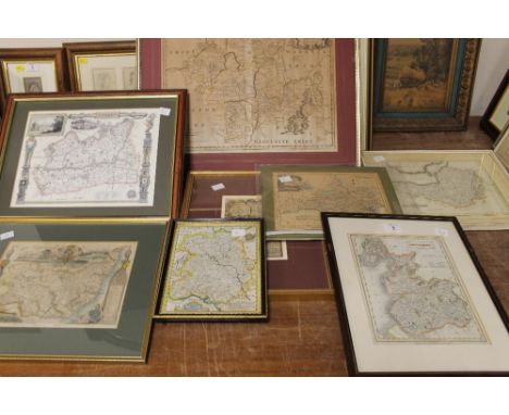 A COLLECTION OF VINTAGE & REPRODUCTION MAPS TO INC R. MORDEN