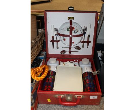 A BREXTON PICNIC HAMPER